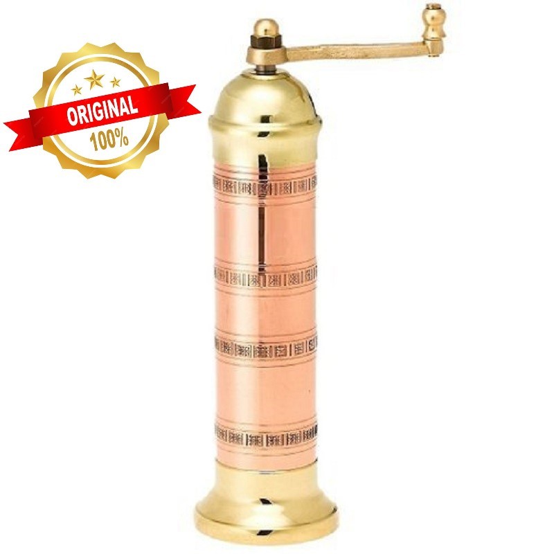 Copper-brass salt mill Alexander #418 8″